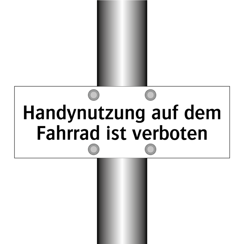 Handynutzung auf dem Fahrrad ist verboten