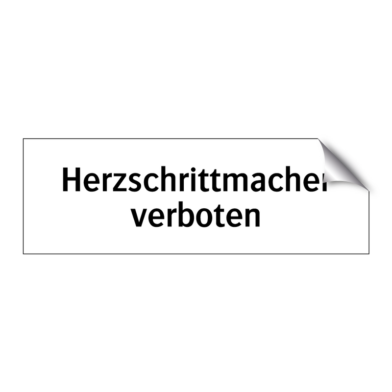 Herzschrittmacher verboten