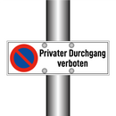 Privater Durchgang verboten