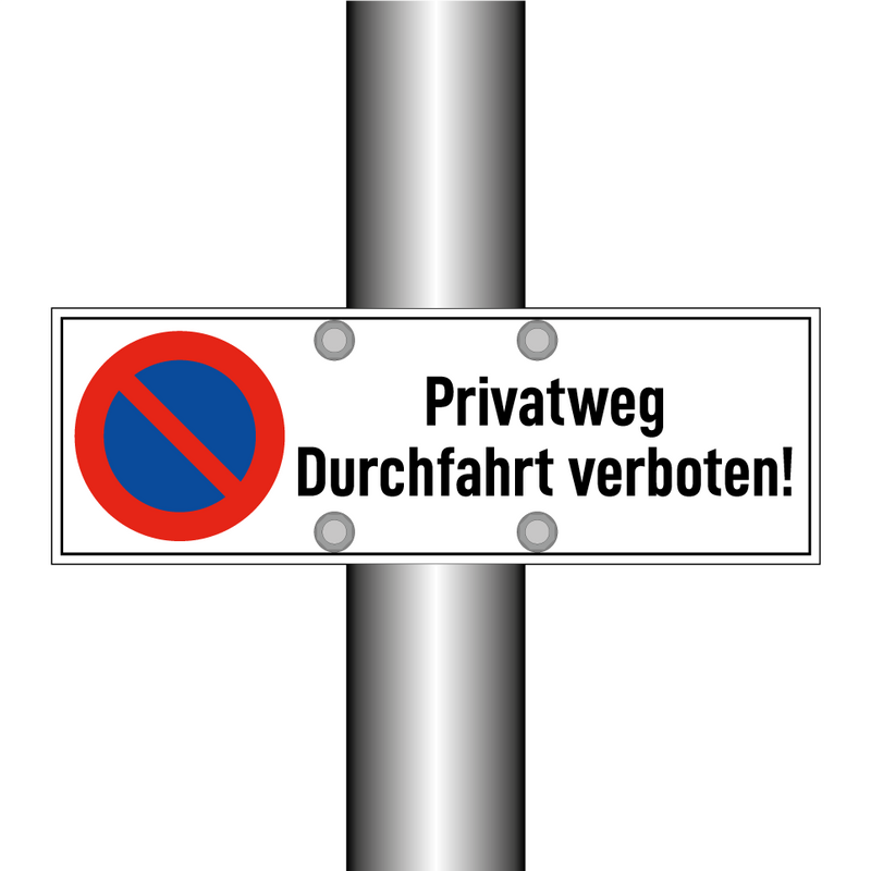 Privatweg Durchfahrt verboten!