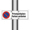 Privatparkplatz Parken verboten