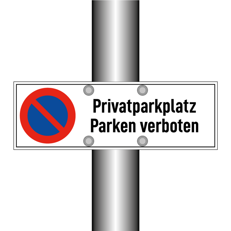 Privatparkplatz Parken verboten