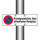 Privatgrundstück. Kein öffentlicher Parkplatz