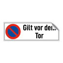 Gilt vor dem Tor