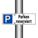 Parken reserviert