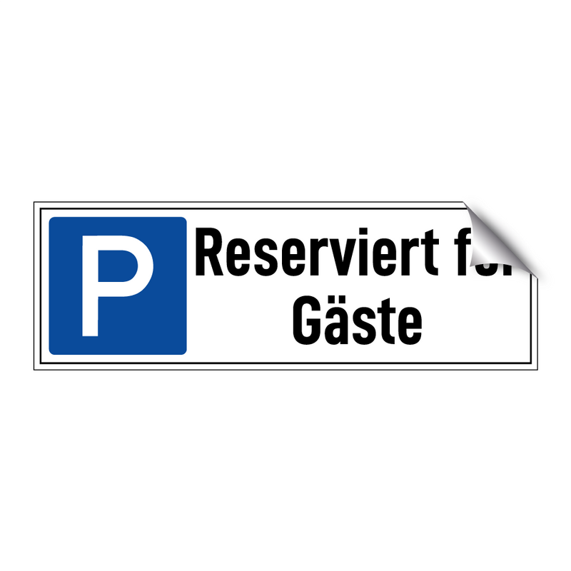 Reserviert für Gäste