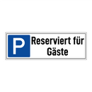 Reserviert für Gäste