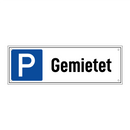 Gemietet