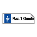 Max. 1 Stunde