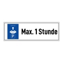 Max. 1 Stunde