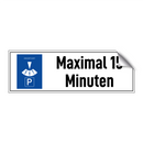 Maximal 15 Minuten
