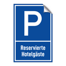 Reservierte Hotelgäste