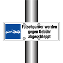 Falschparker werden gegen Gebühr abgeschleppt