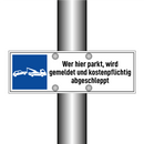Wer hier parkt, wird gemeldet und kostenpflichtig abgeschleppt