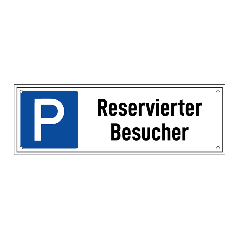 Reservierter Besucher