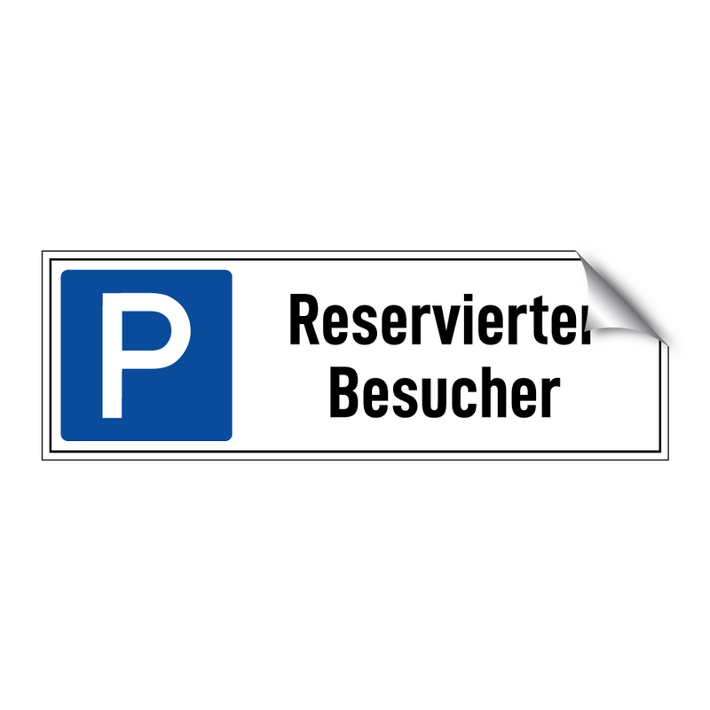 Reservierter Besucher