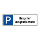 Besucher ausgeschlossen