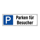 Parken für Besucher