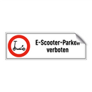 E-Scooter-Parken verboten