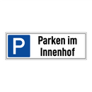 Parken im Innenhof