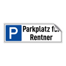 Parkplatz für Rentner