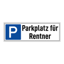 Parkplatz für Rentner