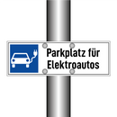 Parkplatz für Elektroautos