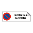 Barrierefreie Parkplätze