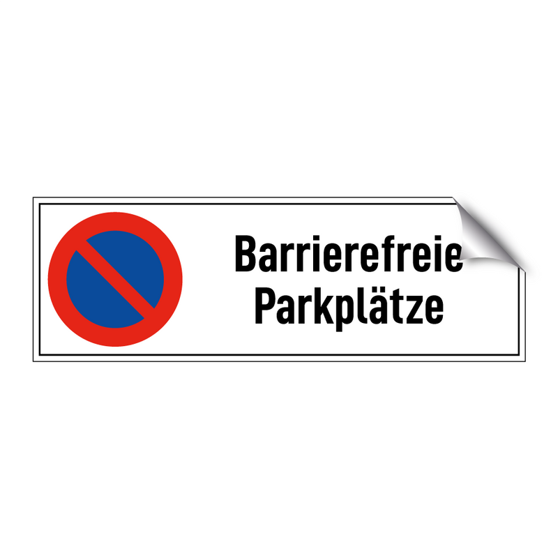 Barrierefreie Parkplätze