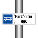 Parken für Bus