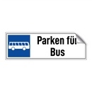 Parken für Bus