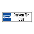 Parken für Bus