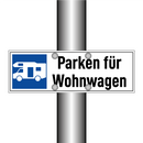 Parken für Wohnwagen