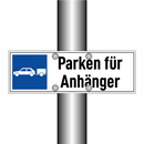 Parken für Anhänger