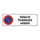 Parken im Privatbereich verboten