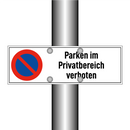Parken im Privatbereich verboten