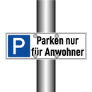 Parken nur für Anwohner