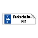 Parkscheibe 15 Min