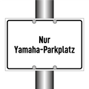 Nur Yamaha-Parkplatz