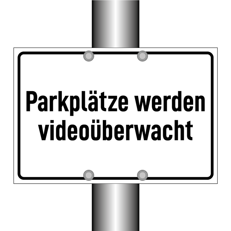 Parkplätze werden videoüberwacht
