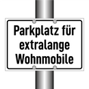 Parkplatz für extralange Wohnmobile