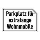 Parkplatz für extralange Wohnmobile