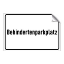 Behindertenparkplatz