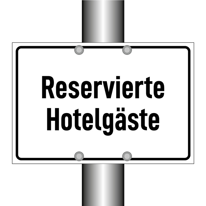 Reservierte Hotelgäste