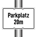 Parkplatz 20m