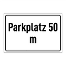 Parkplatz 50 m
