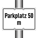 Parkplatz 50 m