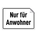 Nur für Anwohner