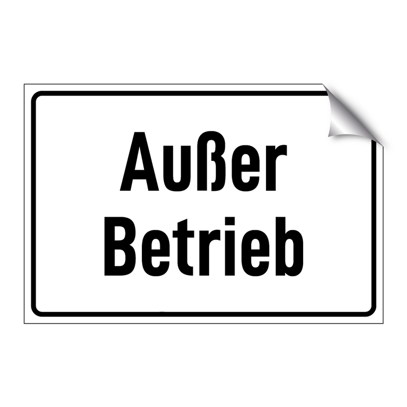 Außer Betrieb