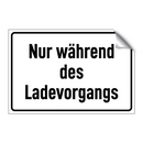 Nur während des Ladevorgangs